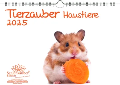Produktbild von Tierzauber Haustiere DIN A4 Kalender für 2025 - Seelenzauber