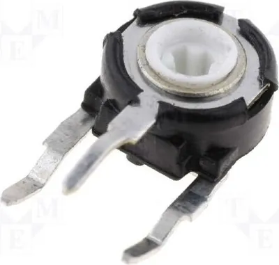 Immagine prodotto di 2 potenziometri: per montaggio a foro passante, rotazione singola, resistenza 1 MΩ, potenza 100 mW, modello PT6KH105A2020