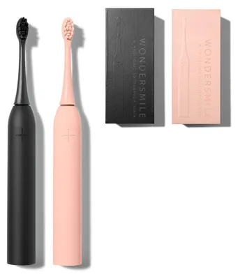 Produktbild von WonderSmile WonderBrush PRO Schallzahnbürsten 2er-Set, Ultimate Black & Atomic Rose