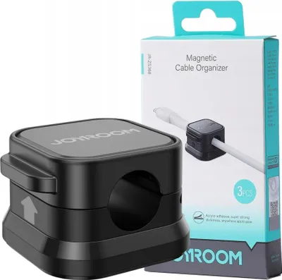 Image de JOYROOM Cable Organizer Joyroom JR-ZS368, 6-Pack, Black