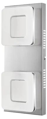 Produktbild von LED Wandleuchte, nickel matt, satiniert, H 43 cm