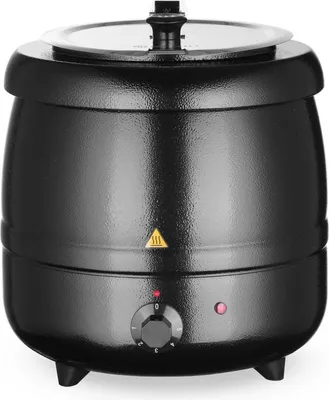 Obrázek produktu pro HENDI konvice na polévku, Kitchen Line, 8 l, černá, 230V/400W, ⌀330x(V)363mm