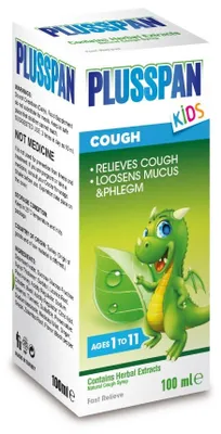 Zdjęcie produktu dla Ledapharma Plusspan Kids 100 ml | Syrop na kaszel dla dzieci | Ziołowy
