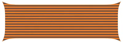 Obrázek produktu pro vidaXL Sluneční plachta, oranžová a hnědá, 6 x 2 m, 100 % polyester Oxford