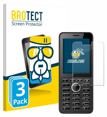 Produktbild von 3x BROTECT Schutzglas für Energizer E288S Schutzfolie Panzer Folie Glas Display Schutz klar