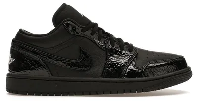 Obrázok produktu pre Nike Air Jordan 1 Low SE "Patent Elephant Black" Black, Veľkosť: 40,5