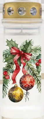 Produktbild von Grabkerze BOLSIUS Gravelight, Weihnachtsband, 70 St., 173x67 mm
