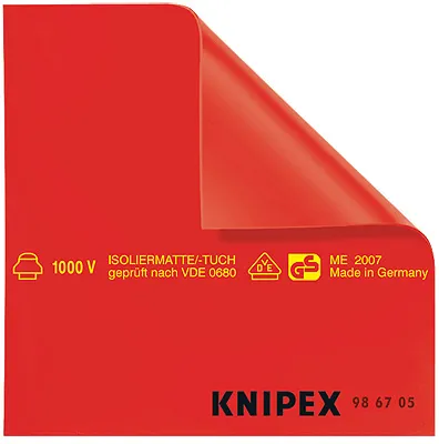 Produktbild von Knipex Gummiabdecktuch 1000 x 1000 x 1,0VDE-isoliert - 98 67 10
