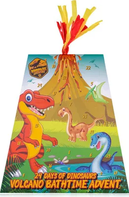 Image de accentra Dino Calendrier de l'Avent 2025 24 produits de soin Dino Surprises Vulcain