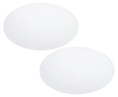 Lampenschirm-Diffusor, 2 Stück, 9,5 Zoll, rund, 2 mm, weiß