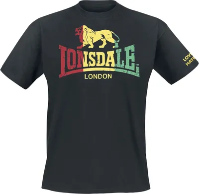 Obrázok produktu pre Pánske tričko regular fit FREEDOM Black S Lonsdale