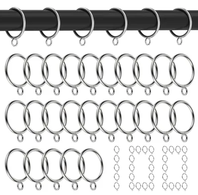 Immagine prodotto di Anelli metallici per tende plissettate, set da 100