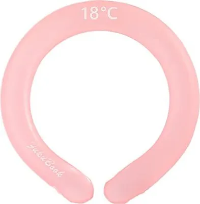 Produktbild von Wiederverwendbarer Nackenkühler, Rosyfat -Kühlrohrsäure Wärme, tragbarer Wrap, Ring, Relief Hitzblitzfieber (Rosa)