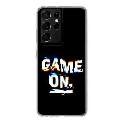 Produktbild von MuchoWow® Handyhülle Schutzhülle Hülle für Samsung Galaxy S21 Ultra Spiele - Spiel - Zitat Silikon Softcase Handy Hülle - Mobiltelefon