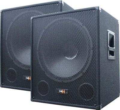 Produktbild von E-Lektron SUB-Q45A PA-Subwoofer PAAR Aktiv 18"/45cm Bass Lautsprecher Boxen mit integrierten Endstufen - EL299073