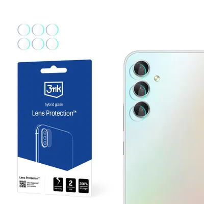Produktbild von 3mk Hybridglas Lens Protection für Samsung Galaxy A34 5G Kamera Objektiv Kameralinse 0,16mm 6H (4 Stück)