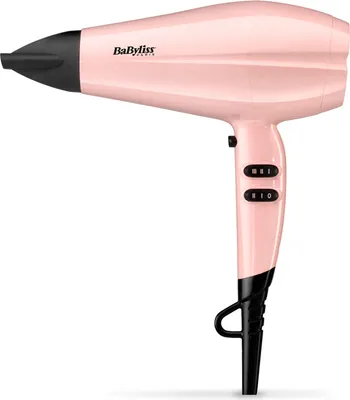 Obrázek produktu pro BaByliss ROSE BLUSH 2200, DC, 25 m/s, 90 m³/h, Černá, Růže, Jednobarevný, Poutko k zavěšení