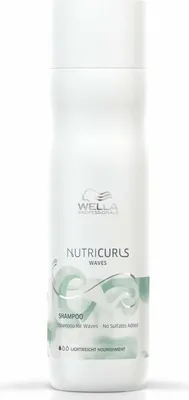 Produktbild von Wella Professionals Nutricurls Waves, 250 ml, Shampoo, Professionell, Unisex, Lockiges Haar, Alle Farben