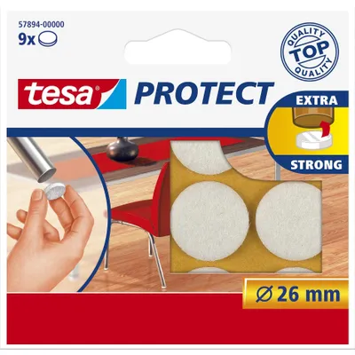 Imagen del producto de tesa 57894-00000-01 Protect Filzgleiter weiß Durchmesser: 26 mm(T)