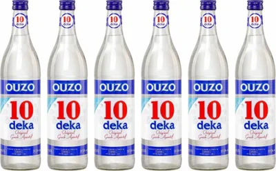 Produktbild von Ouzo 10 (Ouzo Deka) 6x 0,7l 37,5% Vol. | Feiner Ouzo aus Griechenland