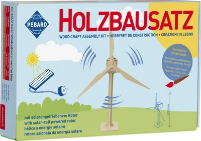 Produktbild von Súprava dreveného veterného mlyna PEBARO SOLAR