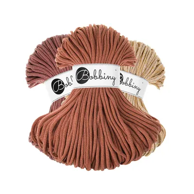 Zdjęcie produktu dla Bobbiny Premium 5 mm 100 m Pastel Pink Sznurek