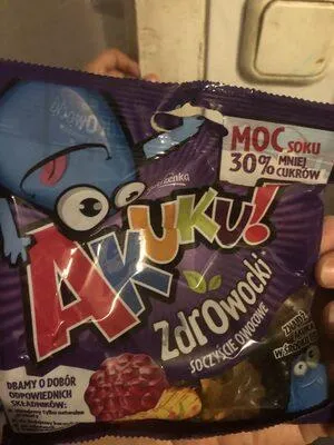 Obrázok produktu pre Żelki owocowe Akuku Zdrowocki z obniżoną zawartością cukrów 90 g