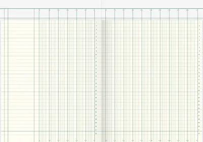 Immagine prodotto di 5X König & Ebhardt 8611661 Spaltenbuch A4 KL 16Spalten 40Bl