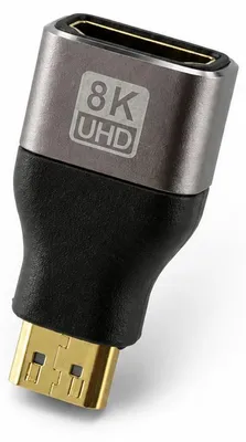 Zdjęcie produktu dla S/CONN adapter HDMI-C, HDMI-A Buchse, 8K, metal (10-01057)