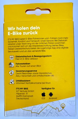 Produktbild von GPS Tracker für E-Bikes von IT'S MY BIKE