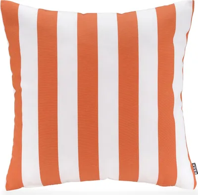 Produktbild von H.O.C.K. Classic Streifen Outdoor Kissen 50x50cm orange col. 24