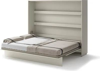 Produktbild von Schrankbett 160 x 200 Horizontal BC-14 Kaschmir LENART BED CONCEPT Wandklappbett
