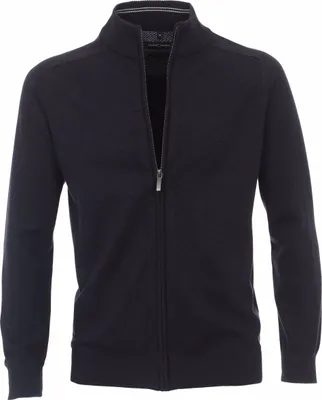 Produktbild von CASAMODA Herren Strickjacke Zipper Regular Baumwolle Marine 4XL