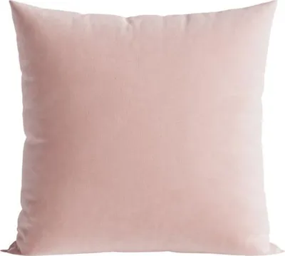 Image de MARKIZETA Taie d'oreiller décorative 40x40 Velvi rose poudré VELVI0/POP/004/040040/1