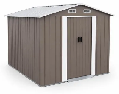 Image de Aga Abri de jardin 303x236x190 cm Gris brun