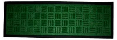 Produktbild von Textilstufenmatte mit Gummirücken 75 x 25 cm in Grün