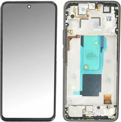 Produktbild von Original Super AMOLED Display Touchscreen Bildschirm Rahmen Schwarz für Xiaomi Redmi Note 11 Pro+ 5G 220333QAG
