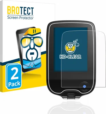 Produktbild von 2x Für Freestyle Libre 2 Schutzfolie BROTECT Displayschutz Display Schutz Folie Klar Transparent