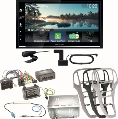 Produktbild von Kenwood DMX7722DABS Android Auto CarPlay Bluetooth Einbauset für Opel Astra J