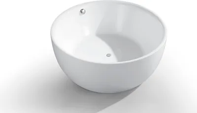 Produktbild von Runder Badewanne Standbadewanne Badezimmer Wanne Freistehende Weiß