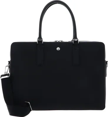 Produktbild von LACOSTE Laptoptasche mit Laptopfach Computer Bag Noir schwarz
