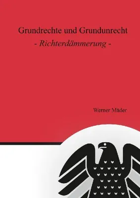 Produktbild von Grundrechte und Grundunrecht