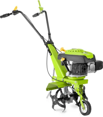 Obrázek produktu pro FIELDMANN FZK 6015-B Benzínový kultivátor, motor: OHV, 139 cc, 2.2 kW, pracovní záběr: 36 cm, průměr nožů: 26 cm, bezpečnostní ocelový kryt nožů