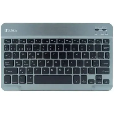 Immagine prodotto di Tastiera compatta Bluetooth intelligente retroilluminata senza fili Subblim/ Grigio