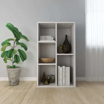 Produktbild von "2026 Promotion" Bücherregal - Standregal - Aktenregal - Weiß 50x25x80 cm - Holzwerkstoff - Wohnzimmerschrank CC26876