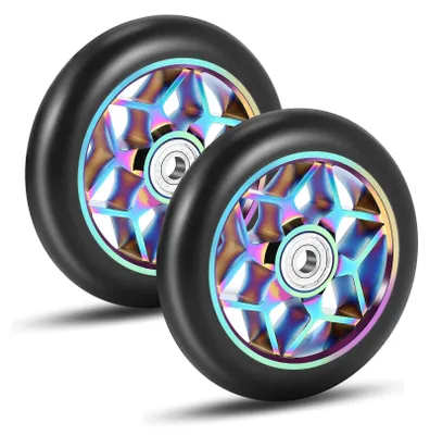 Productafbeelding van Skateboardwielen Set van 2 met Lagertjes