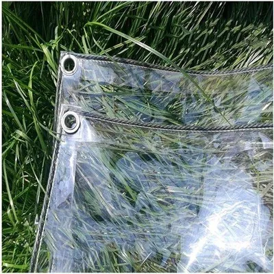 Image de Bâche d'extérieur en PVC imperméable, transparente, 24 x 2 m