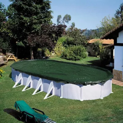 Immagine prodotto di Summer Fun copertura invernale per piscina ovale 625 cm PVC verde
