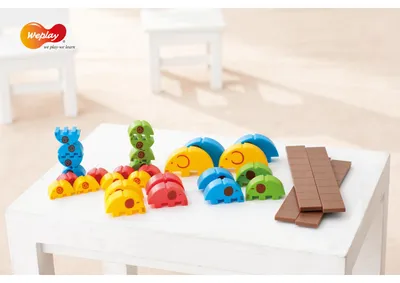 Produktbild von Eduplay Jumbo Circus Lernspiel Balance-Spielzeug mehrfarbig