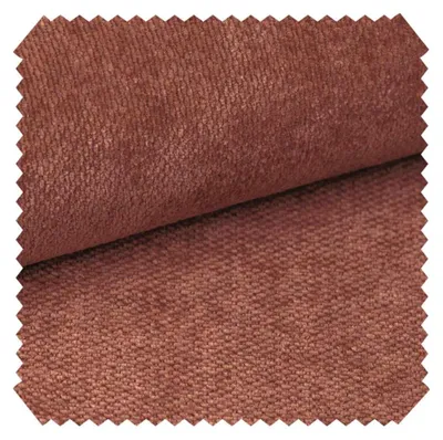 Produktbild von novely® RINGO - Kuscheliger Chenille-Polsterstoff - Schwer Entzündbarer Möbelstoff mit Filzrückseite - Pflegeleichte Meterware 1lfm - Farbe: 24 Ziegelrot
